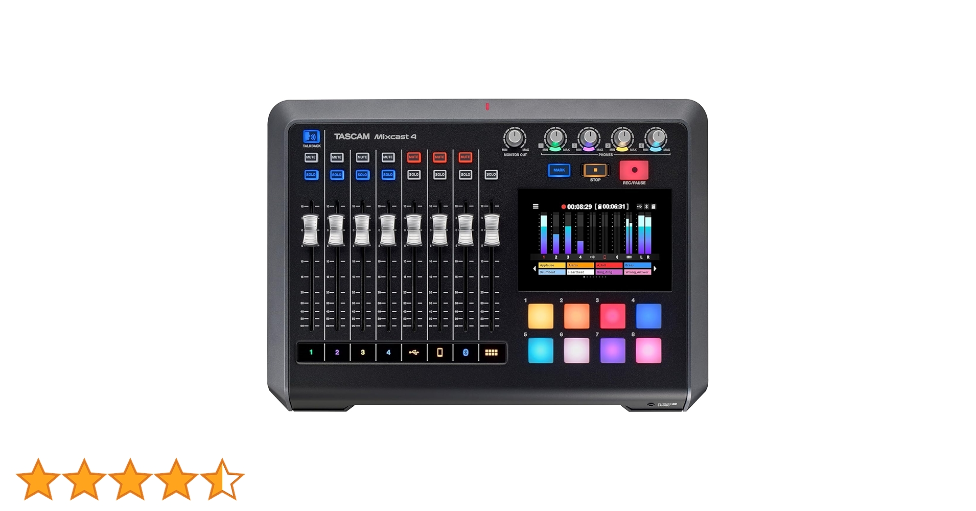 TASCAM Mixcast 4 （美品） Amazon.com: TASCAM Mixcast 4 Podcast Streaming Mixer